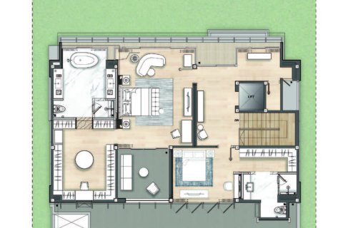 Chalet de 4 dormitorios en Bangkok, Tailandia № 170010 - foto 15