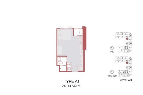 Condominio de 1 dormitorio en Bangkok, Tailandia № 203570 - foto 10