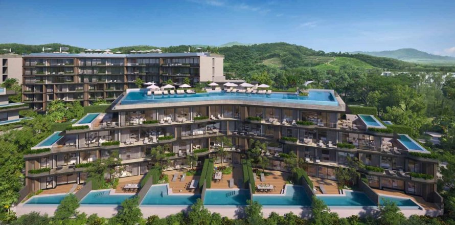 Condo à Bang Tao, Thaïlande, 3 chambres  № 165991