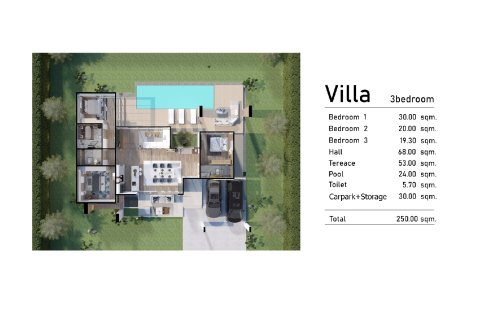 Chalet de 3 dormitorios en Phuket, Tailandia № 165064 - foto 14