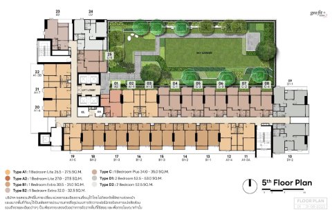 Condominio de 2 dormitorios en Bangkok, Tailandia № 165066 - foto 23