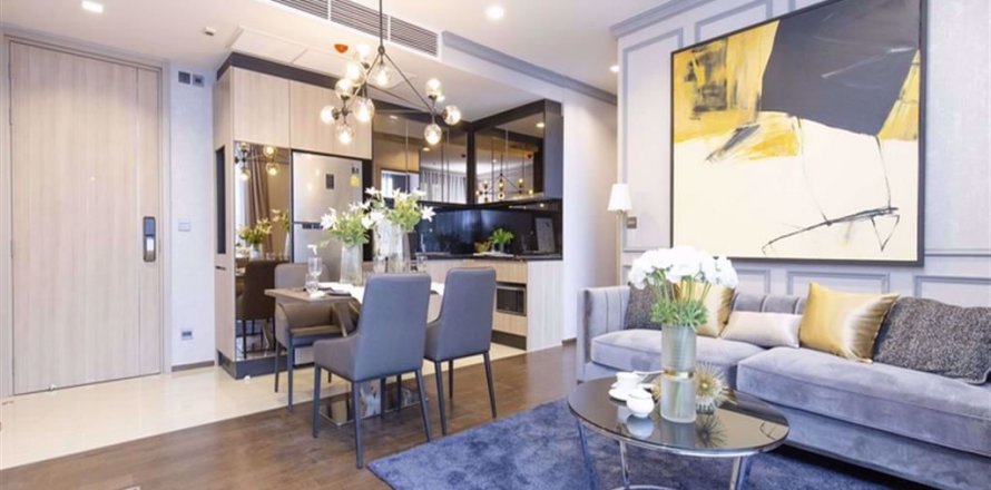 Condominio de 2 dormitorios en Bangkok, Tailandia en The Line Ratchathewi  № 51427