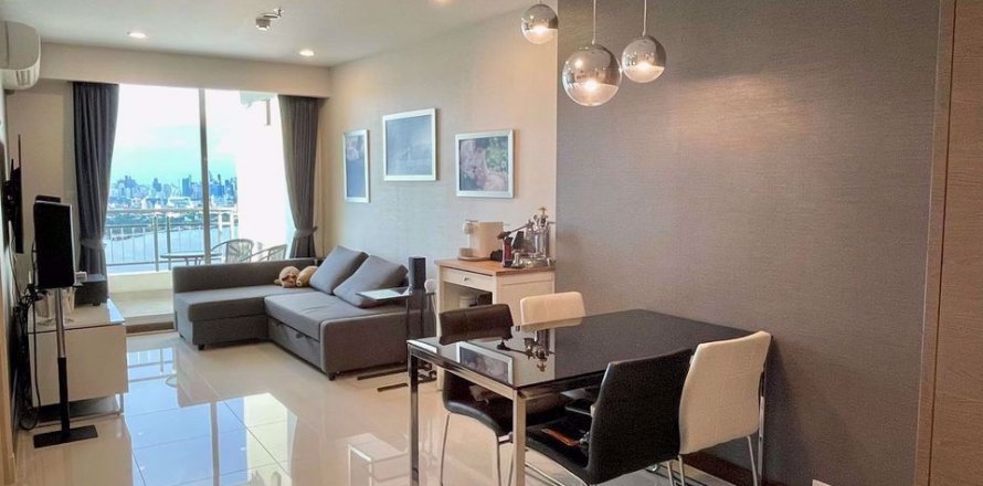 Condo à Bangkok, Thaïlande, 1 chambre à Supalai Prima Riva  № 47894