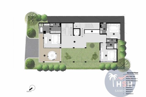 Villa à Ko Samui, Thaïlande 4 chambres № 180117 - photo 3