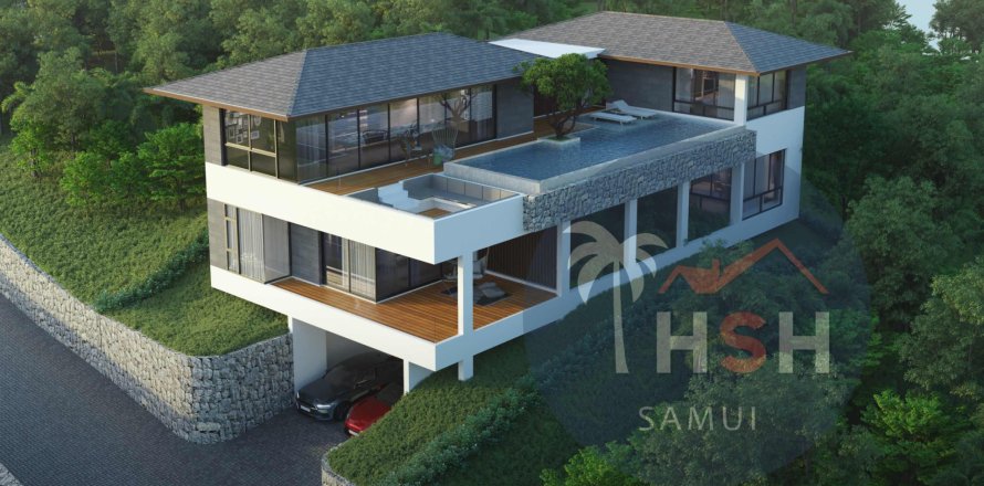 Villa à Ko Samui, Thaïlande 4 chambres № 180117