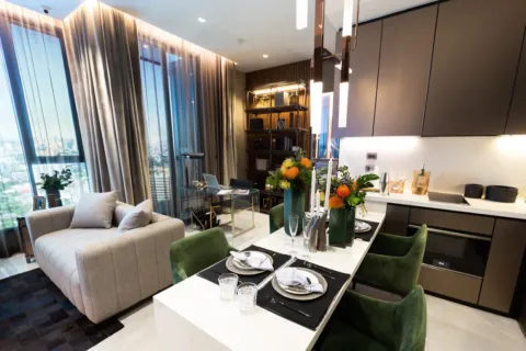 Estudio en el condominio en Watthana, Bangkok, Tailandia № 159673 - foto 3