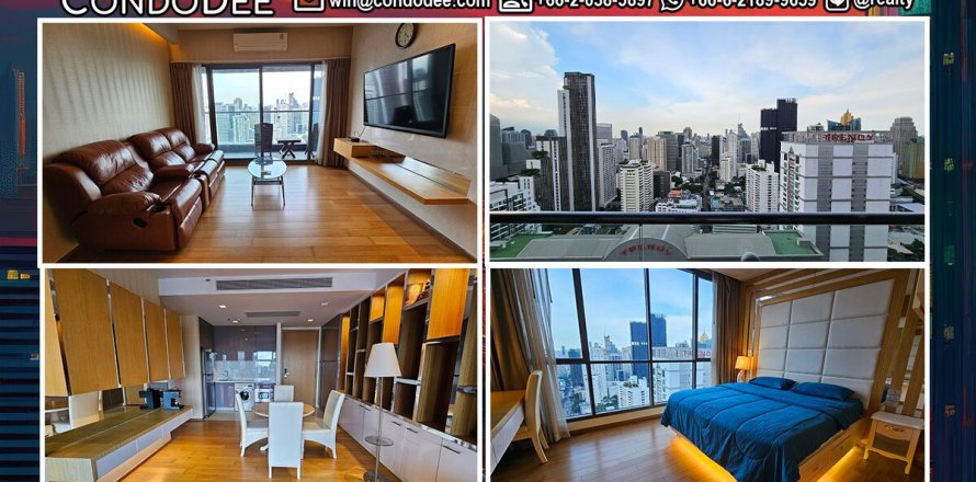 Condo à Watthana, Bangkok, Thaïlande, 2 chambres  № 200651