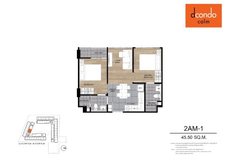 Condominio de 2 dormitorios en Bangkok, Tailandia № 165361 - foto 16