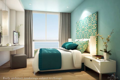 Condo sur Jomtien Beach, Pattaya, Thaïlande, 1 chambre  № 204446