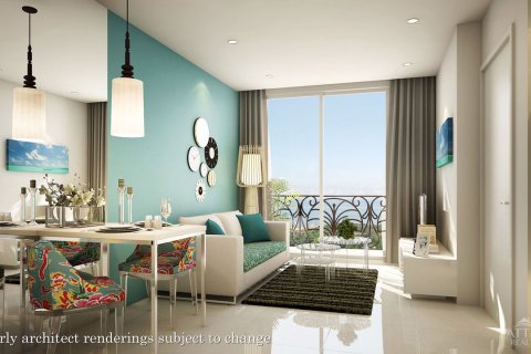 Condominio de 1 dormitorio en Jomtien Beach, Pattaya, Tailandia № 204446 - foto 2