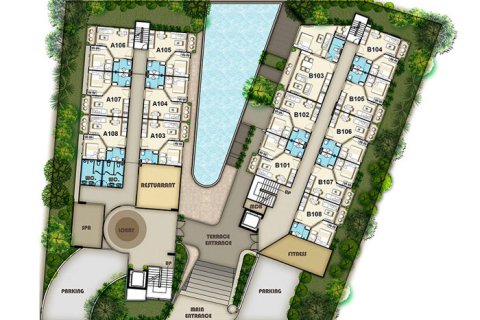 Condominio de 1 dormitorio en Pattaya, Tailandia № 204442 - foto 9
