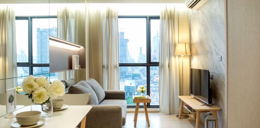 Estudio en el condominio en Bangkok, Tailandia en Rhythm Asoke 2  № 51052