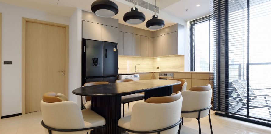 Кондоминиум с 2 спальнями в Бангкоке, Таиланд в The Lofts Silom № 51056