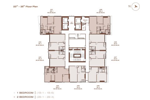 Condominio de 2 dormitorios en Sathon, Bangkok, Tailandia № 166791 - foto 20