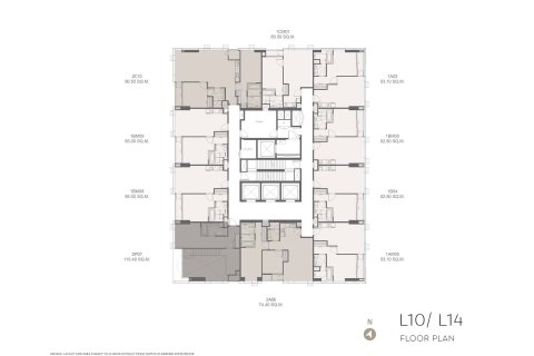 Eigentumswohnung in Bangkok, Thailand, 2 Schlafzimmer № 166797 - Foto 17