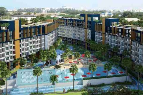 Condo in Pattaya, Thailand, 2 bedrooms  № 184188