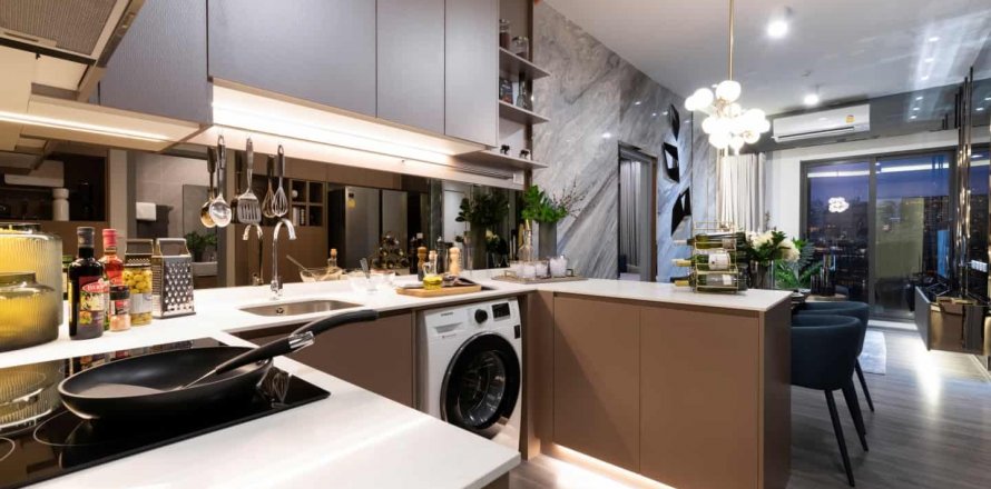 Condominio de 2 dormitorios en Bangkok, Tailandia en IDEO SUKHUMVIT RAMA 4  № 6791