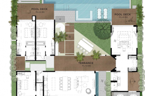 Casa de 4 dormitorios en Ko Samui, Tailandia № 144576 - foto 4