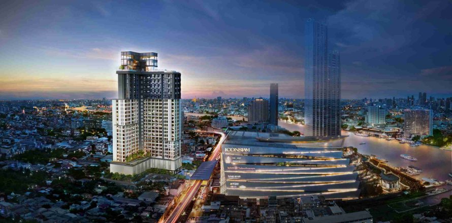 Condominio de 2 dormitorios en Thonburi, Bangkok, Tailandia № 183798