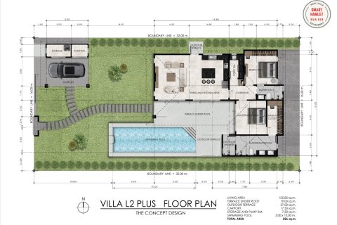 Chalet de 2 dormitorios en Hua Hin, Tailandia № 169825 - foto 12