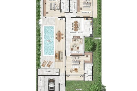 Chalet de 3 dormitorios en Hua Hin, Tailandia № 169828 - foto 23
