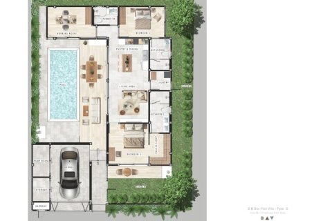 Chalet de 3 dormitorios en Hua Hin, Tailandia № 169827 - foto 26
