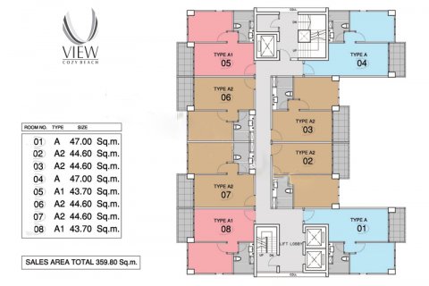 Apartamento de 1 dormitorio en Pattaya, Tailandia № 113374 - foto 13