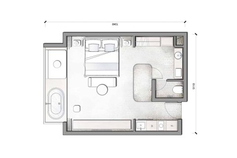 Condominio de 1 dormitorio en Kamala, Tailandia № 166753 - foto 21
