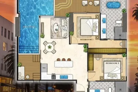 Condominio de 2 dormitorios en Pattaya, Tailandia № 171292 - foto 13
