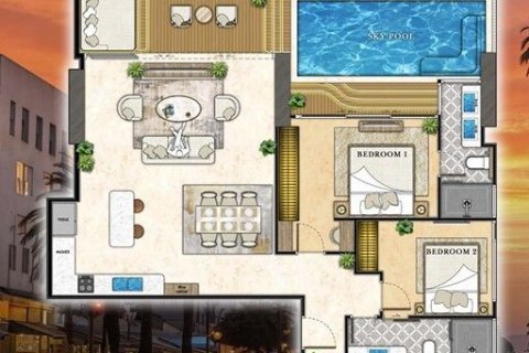 Condominio de 2 dormitorios en Pattaya, Tailandia № 171292 - foto 12