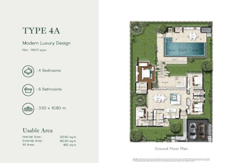 Chalet de 4 dormitorios en Layan Beach, Tailandia № 166443 - foto 9