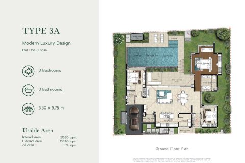 Chalet de 3 dormitorios en Layan Beach, Tailandia № 166441 - foto 9