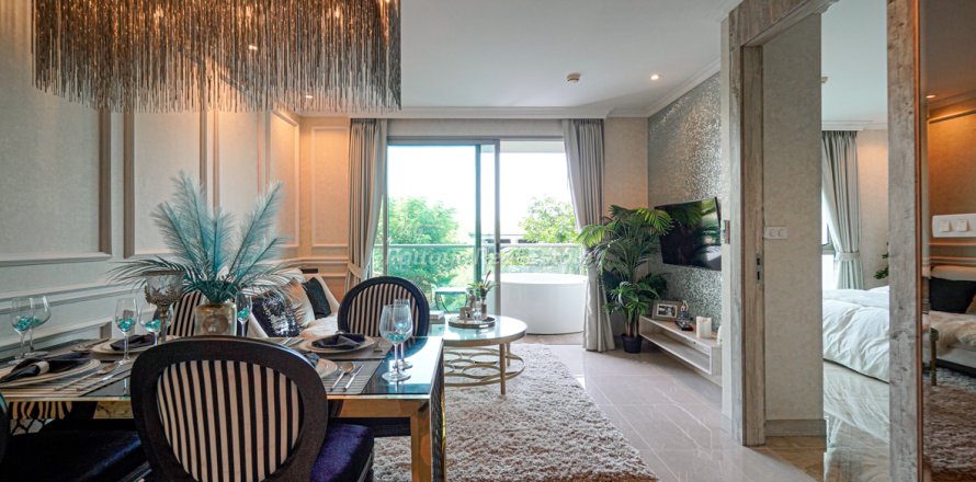 Condominio de 1 dormitorio en Bang Lamung, Tailandia № 209174