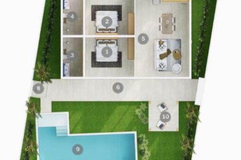 Casa de 2 dormitorios en Ko Samui, Tailandia № 116387 - foto 9