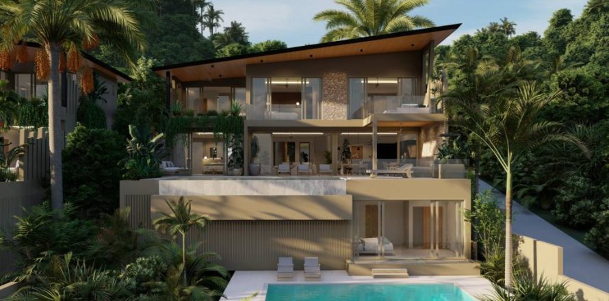 Chalet de 4 dormitorios en Surat Thani, Tailandia № 146990