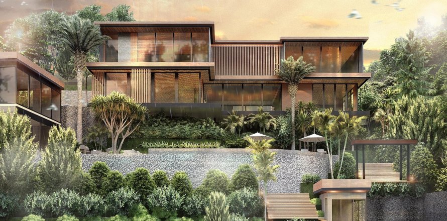 House in The Menara Hill Luxury Villas, Phuket, Thailand 5 bedrooms № 75329