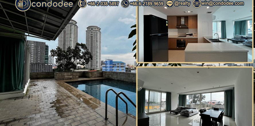 Condo in Sathon, Bangkok, Thailand, 3 bedrooms № 201279