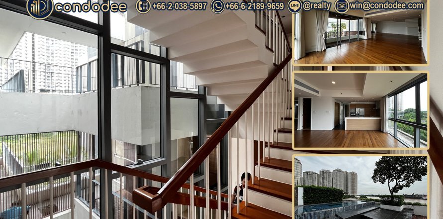 Condo in Sathon, Bangkok, Thailand, 3 bedrooms  № 201280