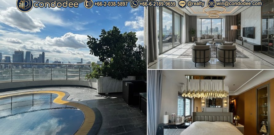 Condo in Watthana, Bangkok, Thailand, 4 bedrooms  № 201274