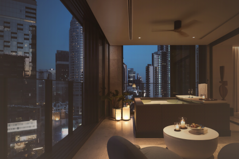 Ático de 4 dormitorios en Bangkok, Tailandia № 180453 - foto 3