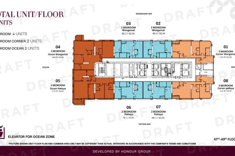 Condominio de 3 dormitorios en Pattaya, Tailandia № 165334 - foto 12