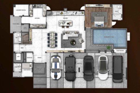 Chalet de 5 dormitorios en Bangkok, Tailandia № 165333 - foto 21