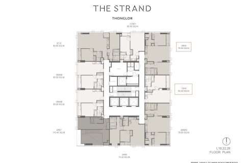 Condo à Bangkok, Thaïlande, 2 chambres № 165857 - photo 16