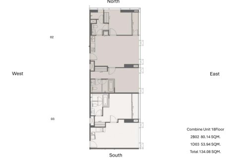 Condo à Bangkok, Thaïlande, 2 chambres № 165857 - photo 15