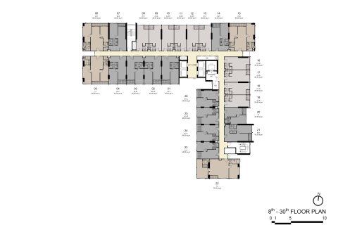 Condo in Bangkok, Thailand, 1 bedroom  № 166941 - photo 12
