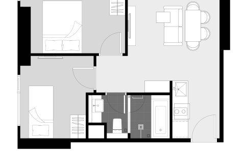 Condominio de 2 dormitorios en Bangkok, Tailandia № 166944 - foto 7