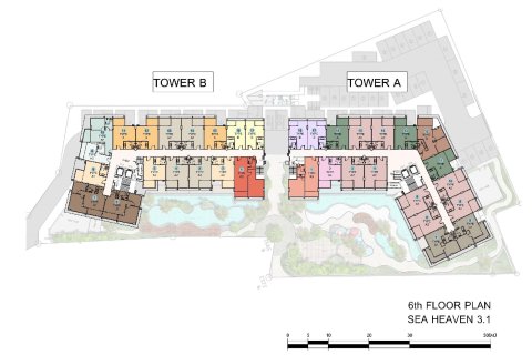 Condo on Naithon Beach, Thailand, 1 bedroom  № 165289 - photo 14