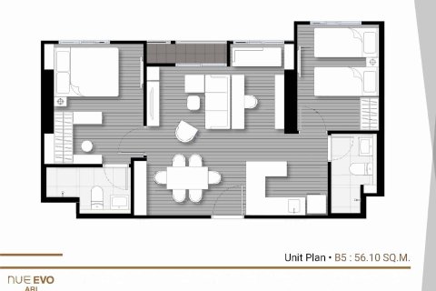 Condominio de 2 dormitorios en Phaya Thai, Bangkok, Tailandia № 166619 - foto 11