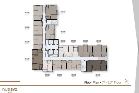 Condo à Phaya Thai, Bangkok, Thaïlande, 1 chambre № 166621 - photo 11
