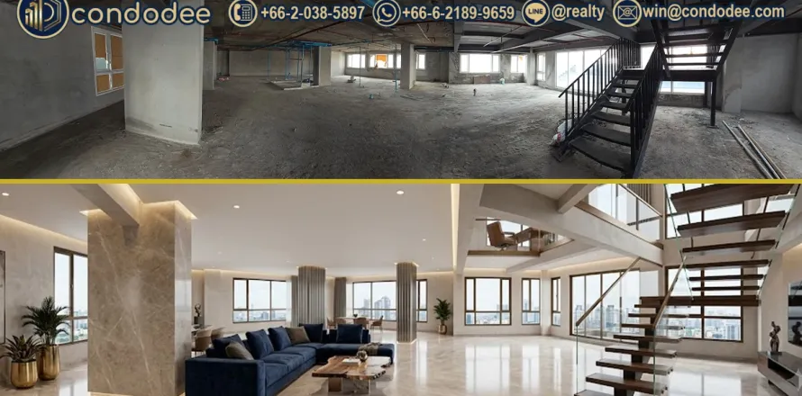 Condo in Watthana, Bangkok, Thailand, 4 bedrooms № 201158